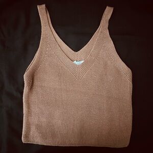 Urban Heritage Tan Knit Top